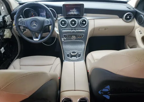 2017 Mercedes-Benz C 300 from USA, damaged, VIN 55SWF4JB2HU205198